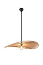 Casalum R36161926 Laurine E27 Pendelleuchte ⌀78cm Schwarz Matt