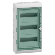 Schneider Electric 13435 Kaedra Kleinverteiler, 3x12 TE, IP65