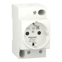 Schneider Electric A9A15310 Steckdose iPC, 2P+E, 16A, 250VAC, KEMA/VDE 0620, deutsche Ausführung