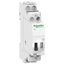 Schneider Electric A9C30011 Fernschalter iTL, 1P, 1S, 16A, Spule 12 VAC 50/60Hz- 6 VDC