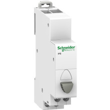 Schneider Electric A9E18033 Drucktaster iPB, 1 Schließer + 1 Öffner, Taste grau