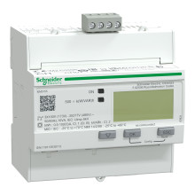 Schneider Electric A9MEM3155 Energiezähler iEM3155, 3-phasig, 63A, erweiterte Messfunktion, Modbus, 1E/1A, MID konform, Genauigkeitsklasse 1