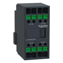 Schneider Electric LADN20A Hilfsschalterblock, 2S, SnapIN Anschlussklemmen