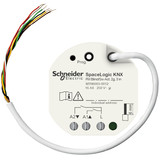 Schneider Electric MTN6003-0012 SpaceLogic KNX Jalousie-/Schaltaktor 2fach UP mit 3 Binäreingängen