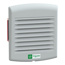 Schneider Electric NSYCVF38M24DPF ClimaSys-Lüfter IP54, 38m³/h, 24V DC, mit Ausgangsgitter und Filter G2