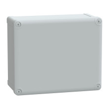 Schneider Electric NSYTBS292412H PanelSeT TBS, ABS-Gehäuse mit undurchs. Abdeckung H60, H291xB241xT128mm, Schutzart IP66, IK07, RAL 7035