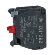 Schneider Electric ZBE102 Hilfsschalter, Kontaktblock, Harmony XB4 und XB5, 22mm, 30mm, Schraubklemme, 1Ö
