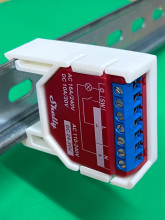Hutschienenhalter für Shelly PLUS, Gen3, Gen4 DIN Rail 35 mm Hutschiene Halter Gerade