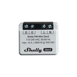 Shelly PM Mini Gen3, 2er-Pack - Reines Energiemessgerät, Mini, WLAN, BT
