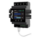 Shelly Pro Dual Cover PM - Doppelter Rollladenaktor für DIN-Schiene