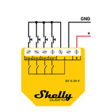 Shelly Wave i4 DC - Z-Wave 4-fach Tasterschnittstelle, Gleichstrom