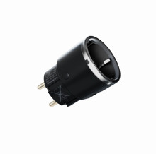 Shelly Wave Plug S, Long Range - Smarte Steckdose, Schwarz, Messfunktion