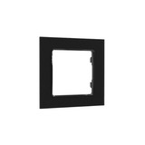 Shelly Wall Frame 1 - 1-fach Rahmen für Wandschalter, Schwarz