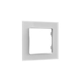 Shelly Wall Frame 1 - 1-fach Rahmen für Wandschalter, Weiß