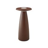 SIGOR Akku-Tischleuchte LED Nuflair 24cm rostbraun 2,2W Flex-Mood 2200K/2700K IP54 Ra85 USB-C dimmbar