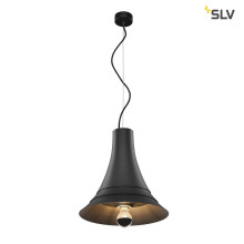 SLV 1000434 BATO 35 PD Indoor Pendelleuchte schwarz E27 max. 60W