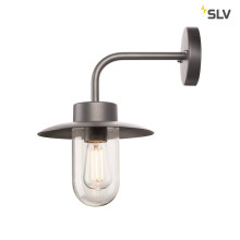 SLV 1000820 MOLAT E27 Outdoor Wandleuchte anthrazit max. 60W IP44