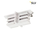 SLV 1001382 Mini-Verbinder für S-TRACK 3P.-Schiene isoliert verkehrsweiß