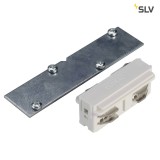 SLV 1001539 EUTRAC Längsverbinder für 3-Phasen Einbauschiene verkehrsweiss elektrisch und mechanisch