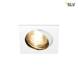 SLV 1002208 PIKA QPAR51 quadratisch Indoor Deckeneinbauleuchte weiß schwenkbar max. 50W