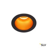 SLV 1002594 HORN MAGNA LED Outdoor Deckeneinbauleuchte schwarz/gold 3000K 25°