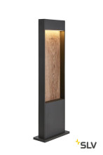 SLV 1002957 FLATT POLE 65 Outdoor LED Stehbauleuchte 3000K IP65 anthrazit/braun