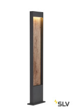 SLV 1002959 FLATT POLE 100 Outdoor LED Stehbauleuchte 3000K IP65 anthrazit/braun