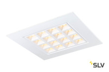 SLV 1003078 PAVONO 620x620 LED Deckeneinbauleuchte weiß 3000K UGR16