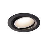 SLV 1003677 NUMINOS DL L LED Einbauleuchte schwarz/weiss 4000K 40° drehbar