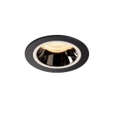 SLV 1003873 NUMINOS DL M LED Einbauspot Strahler schwarz/chrom 3000K 55°