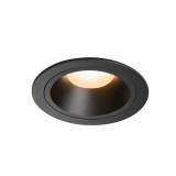 SLV 1003919 NUMINOS DL L LED Einbauleuchte schwarz 2700K 55°
