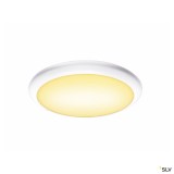 SLV 1005089 RUBA 27 CW, Outdoor LED Leuchte weiss CCT switch 3000/4000K IP65