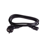 SLV Kaltgerätekabel, Länge 1,8m, schwarz 1008029