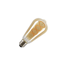 SLV LED ST64, LED-Leuchtmittel, gold, E27, 4W, 1800K 1008645