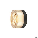 SLV 1008941 CYFT WAVE, Wand- und Deckenaufbauleuchte, 2700/3000/4000 K, 6,5 W, PHASE, schwarz / amber