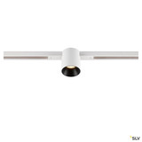 SLV 1008945 FIX-IT!, 48V, DALI, rund, Standard track, Spot, 2700K, 6.6 W, 36°, weiß / schwarz