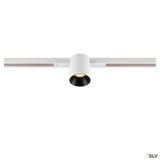 SLV 1008949 FIX-IT!, 48V, DALI, rund, Standard track, Spot, 3000K, 6.6 W, 36°, weiß / schwarz