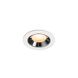 SLV 1009282 NUMINOS XS, Deckeneinbauleuchte weiß/chrom 2700K 20°