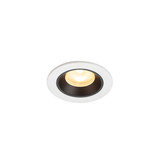 SLV 1009304 NUMINOS XS, Deckeneinbauleuchte weiß/schwarz 3000K 55°