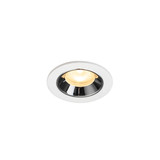 SLV 1009306 NUMINOS XS, Deckeneinbauleuchte weiß/chrom 3000K 55°
