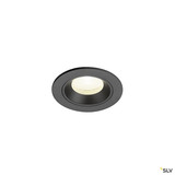 SLV 1009307 NUMINOS® XS, Deckeneinbauleuchte, 4000 K, 20°, IP20, rund, schwarz