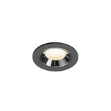 SLV 1009309 NUMINOS XS, Deckeneinbauleuchte schwarz/chrom 4000K 20°