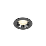 SLV 1009312 NUMINOS XS, Deckeneinbauleuchte schwarz/chrom 4000K 40°