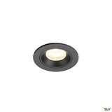 SLV 1009313 NUMINOS® XS, Deckeneinbauleuchte, 4000 K, 55°, IP20, rund, schwarz