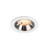SLV 1009447 NUMINOS S, Deckeneinbauleuchte weiß/chrom 2700K 40°