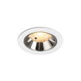 SLV 1009465 NUMINOS S, Deckeneinbauleuchte weiß/chrom 3000K 40°