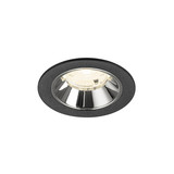 SLV 1009477 NUMINOS S, Deckeneinbauleuchte schwarz/chrom 4000K 55°