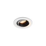 SLV 1009502 NUMINOS MOVE S, Deckeneinbauleuchte weiß/schwarz 2700K 55°
