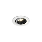 SLV 1009535 NUMINOS MOVE S, Deckeneinbauleuchte weiß/schwarz 4000K 40°