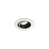 SLV 1009538 NUMINOS MOVE S, Deckeneinbauleuchte weiß/schwarz 4000K 55°